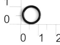 800S черный Кольцо пластик d=08мм (упаковка 1000 штук)