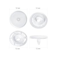 кнопка пластиковая прозрачная 12мм