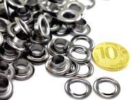 Люверсы №5 8мм сталь Черный Никель (уп 1000шт) NEW STAR