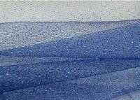 Ткань 5027 Сетка с блеском, №710 синий