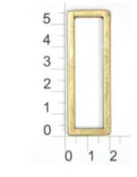 3542К антик пряжка металлическая 