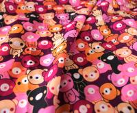 Ткань 2113 Шёлк искуственный ПРИНТ №  7