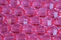 Бусины пластик прозрачные на нитях 11x11мм (упаковка =12 нитей = 420 бусин)611