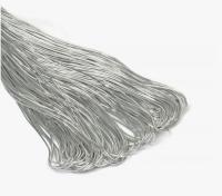 Резинка шляпная 1 мм  серебро