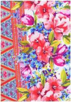 Ткань габардин принт арт.1010 цв.154