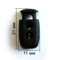 3088 черный Фиксатор пластик (упаковка 500 штук)