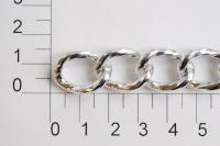 UX 007С цепь алюминий цв. silver (упаковка 10 метров)