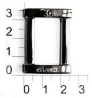 6372К никель пряжка металическая 