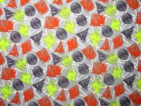 Ткань курточная детская  Дьюспо 240T WR PU цв.Squares св.серый 11