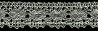 0066F лён кружево вязанное 30мм (намотка 20 ярдов = 18,3 метров)