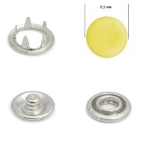 Кнопка рубашечная  (закрытая) 9,5 мм - эмаль 108/1440 шт., оттенок желтого