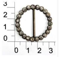 10375К антик со стразвми пряжка металическая 