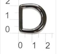 4669К черный никель пряжка металлическая 