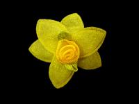 011 F пришивной элемент (упаковка 100 штук) ярко-желтый