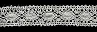 0097F лён кружево вязанное 26мм (намотка 20 ярдов = 18,3 метров)