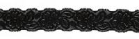 1394 черный кружево-стрейч 30мм (намотка 27,4 метров)