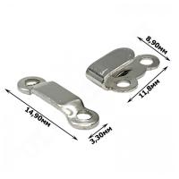 Крючок брючный пришевной 0200 (уп 288 штук)