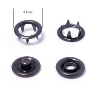 Кнопка 9,5мм рубашечная (кольцо) цв. оксид (кольцо) уп.1440шт. NewStar