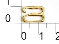 1009Н золото Крючок металл ширина=10мм (упаковка 1000 штук)