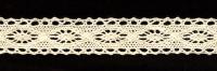 0021F бежевый кружево вязанное 21мм (намотка 20 ярдов = 18,3 метров)