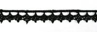 1157 черный Кружево вязанное 13мм (упаковка 15 ярдов = 13,7 метра)