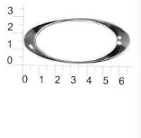 8539К никель пряжка металлическая 