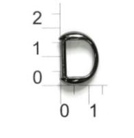 3117К черный никель пряжка металлическая 