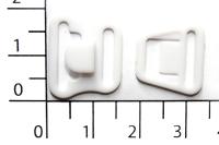 14С белый 12мм Застежки пластик для бюстгальтера (упаковка 1000 штук)