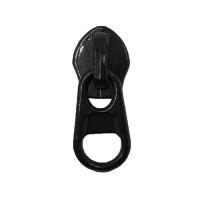 Бегунок для спиральной молнии Т 7 галант. Реверсивный (KKY) кач. А  цв.322 Черный (лак.) (уп.500шт)