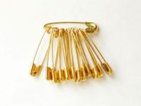 Булавка английская МН тип 00 золото (упаковка 1728 штук)