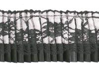 618 черный РЮШИ ширина 75мм (намотка 25 ярдов = 23 метра)