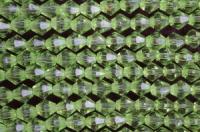 Бусины пластик прозрачные на нитях 08x08мм (упаковка =12 нитей = 420 бусин)661