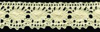 0066F бежевый кружево вязанное 30мм (намотка 20 ярдов = 18,3 метров)