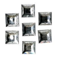 0036С 12*12мм прозрачный Стразы пришивные 