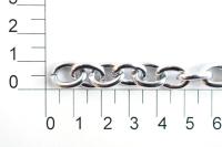 UX 001С цепь алюминий цв. nickel (упаковка 10 метров)