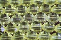 Бусины пластик прозрачные на нитях 11x11мм (упаковка =12 нитей = 420 бусин)669