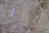 Гипюр стрейч 5008 ш.150см.,пл.130г/м., №501 светло-бежевый (экрю)