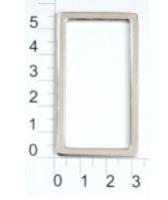 7741К никель пряжка металлическая 