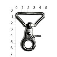 0106 черный никель Карабин металлический 40,5*64,5мм (упаковка 100 штук)