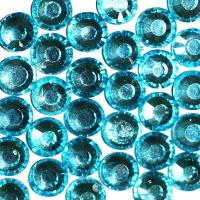 Стразы термоклеевые SS-10, D=2,6-2,8мм (упаковка 1440 штук) цв.9004 AQUAMARINE