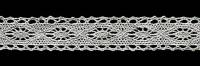 0021F лён кружево вязанное 25мм (намотка 20 ярдов = 18,3 метров)