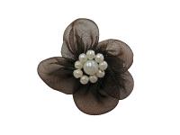 017 F пришивной элемент (упаковка 100 штук) темно-коричневый