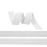 Окантовочная резинка (бейка) 15мм (144 yds белый матовый