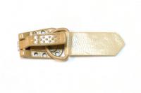 Крючок шубный кожзам 