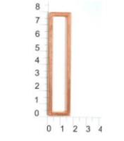 7238К медь пряжка металлическая 