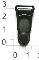TN-N32 (JWD10) черный Застежки для пояса металл крашенный 13мм (упаковка 100 штук)