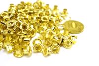 Люверсы №3 5мм сталь Золото (уп 5000шт) NEW STAR