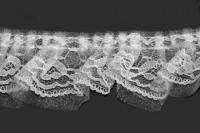 329 белый РЮШИ ширина 45мм (намотка 25 ярдов = 23 метра)