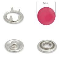 Кнопка рубашечная  (закрытая) 9,5 мм - эмаль 174/1440 шт., цв. фуксия