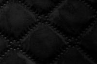 Ткань подкладочная термостежка рис. 2 (ромб фигурный) шир.150 см. цв.черный